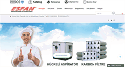 Desktop Screenshot of esfanhavalandirma.com